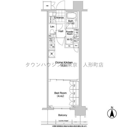 コンフォリア秋葉原EASTの物件間取画像